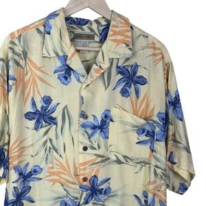 Original Island Hawaiian Shirt Mens large L Button Up Short Sleeve rayon